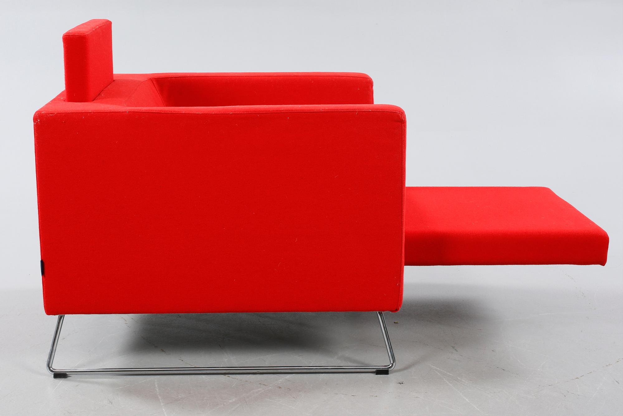 A chair, model Boxer, designed by Thomas Bernstrand for Söderbergs Möbler, made around year 2000.