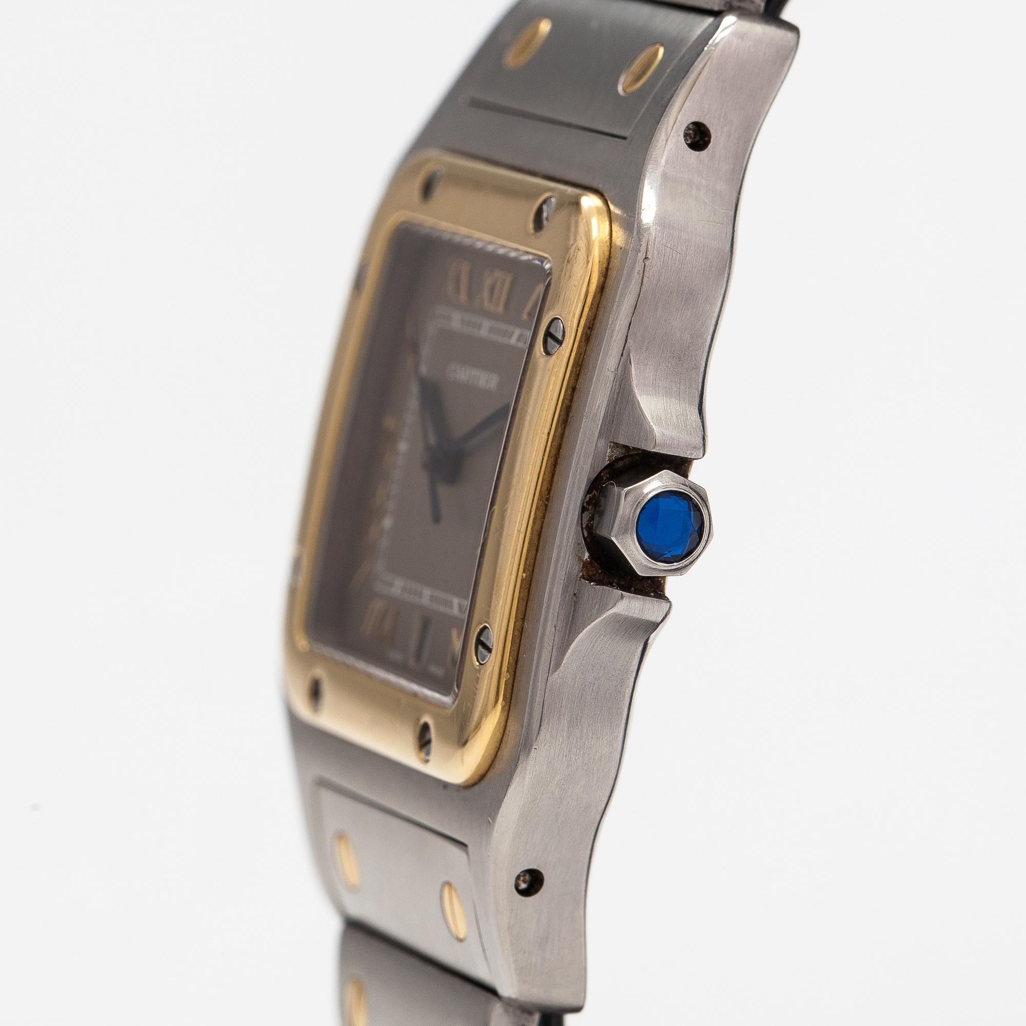 Cartier, Santos, wristwatch, 29 mm.