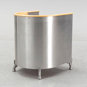 Mats Theselius, an 'Aluminium chair' lounge chair from Källemo, designed 1990.