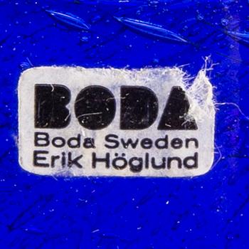 Erik Höglund, Skålar samt vaser 6 st Boda 1900-talets senare del glas.