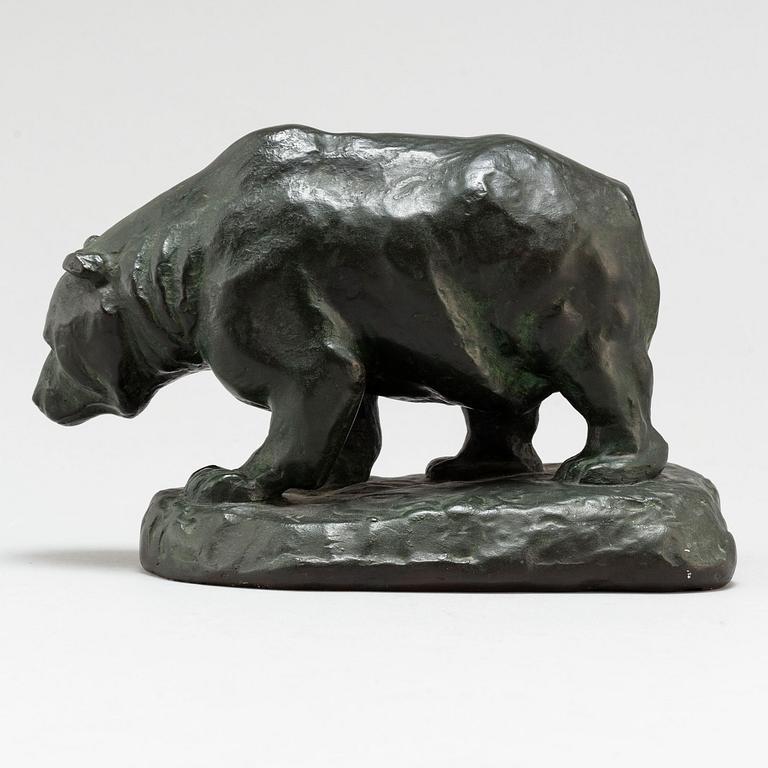 ARVID KNÖPPEL, Sculpture, bronze. Signed, foundry mark Otto Meyers Eftr. Fud.