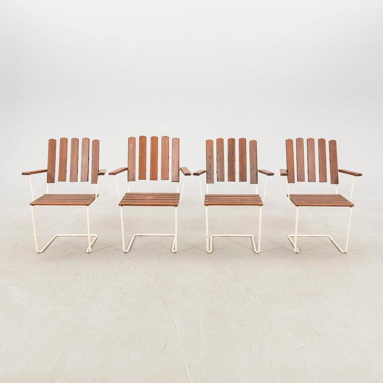 Arthur Lindqvist, garden chairs 4 pcs. "Chair A2", Grythyttan.