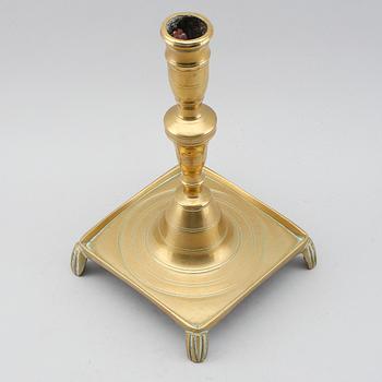 LJUSSTAKE, brons, 1600-tal.