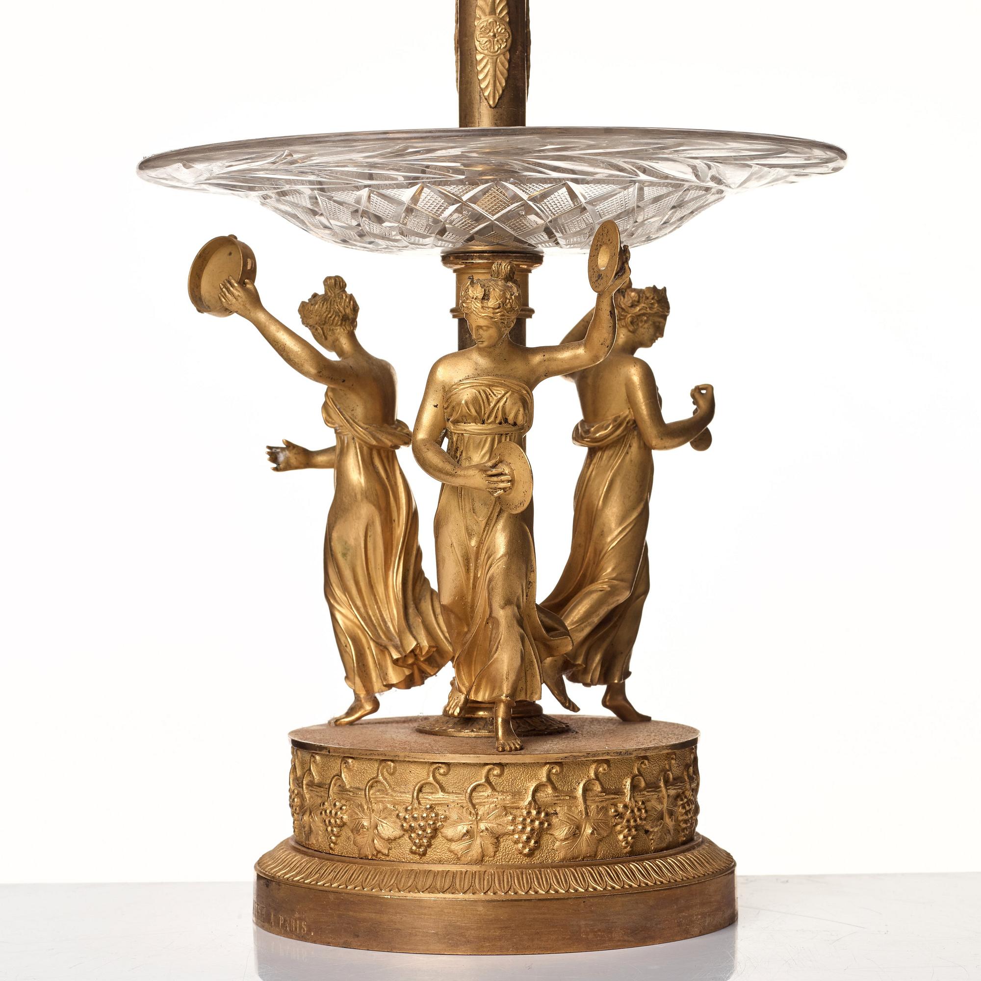 BORDSUPPSATSER, ett par, av Pierre Philippe Thomire (1751–1843) Paris, Empire.