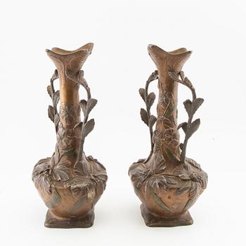 Vases, a pair, France, first half of the 20th century.
