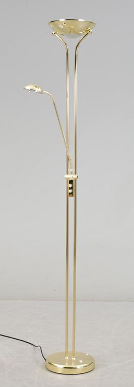 GOLVLAMPA, mässing, 1900/2000-tal.