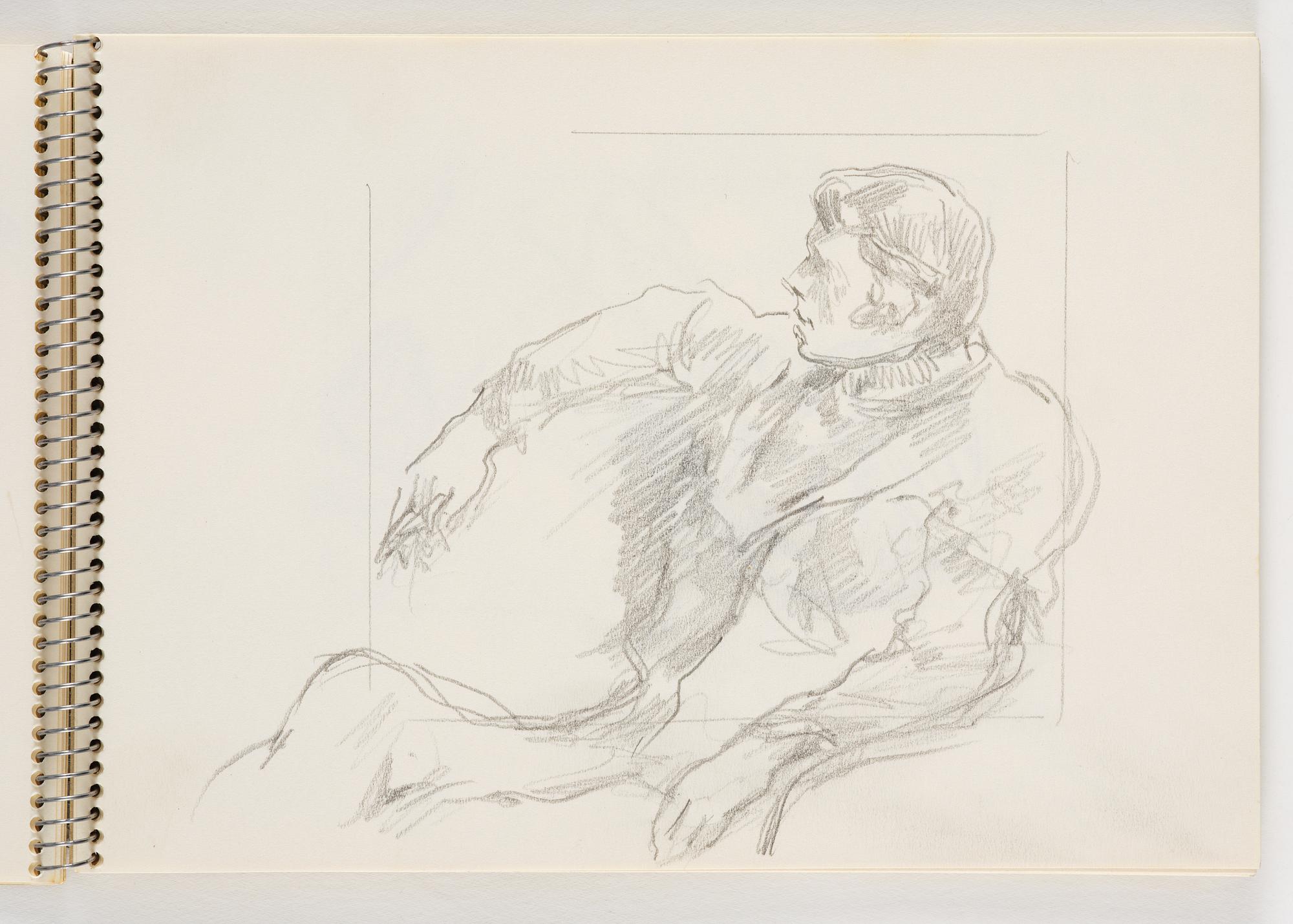 Lotte Laserstein, Skissblock med 19 teckningar varav 1 signerad.