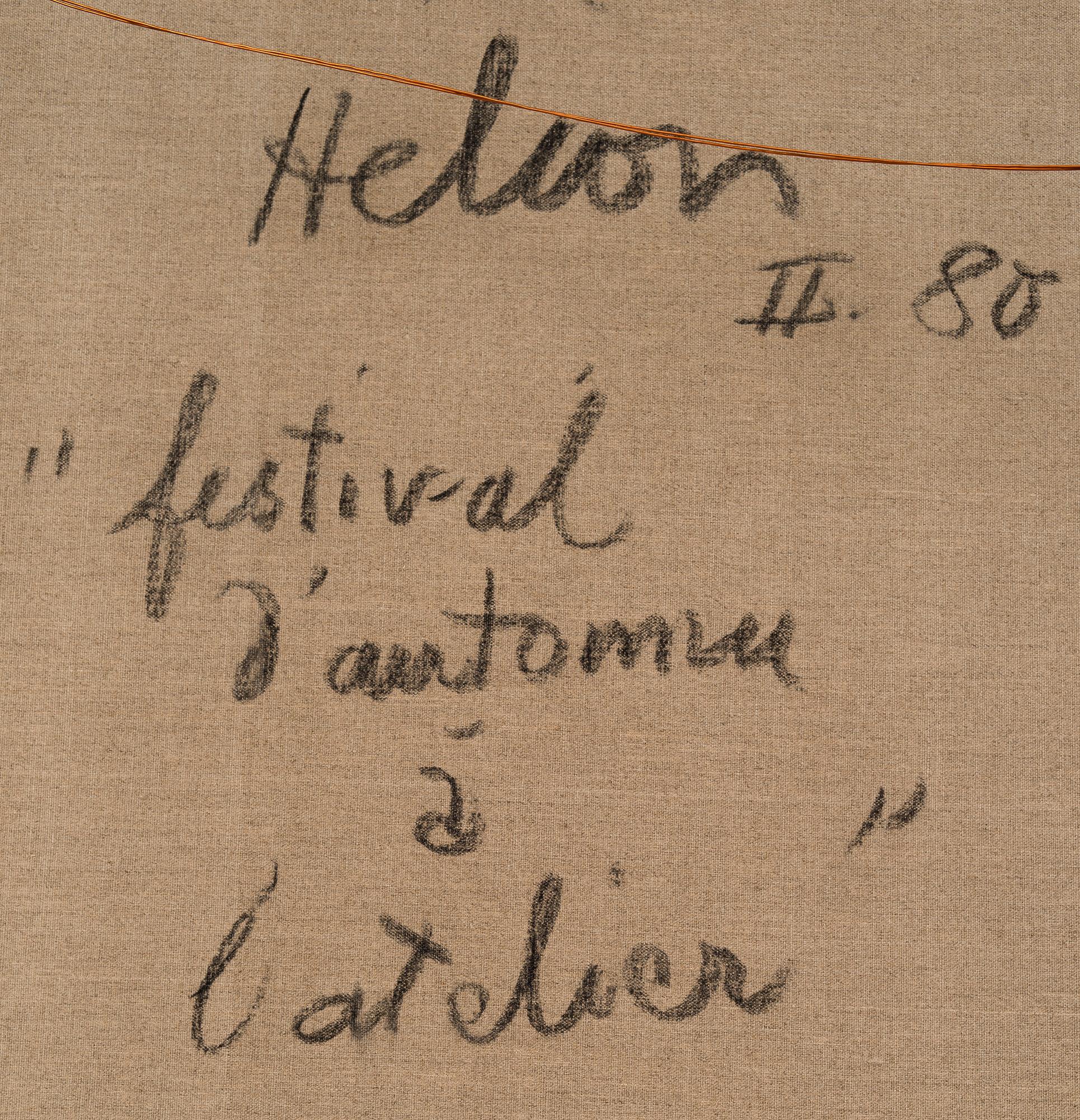 Jean Helion, "Festival d'automne á l'atelier".