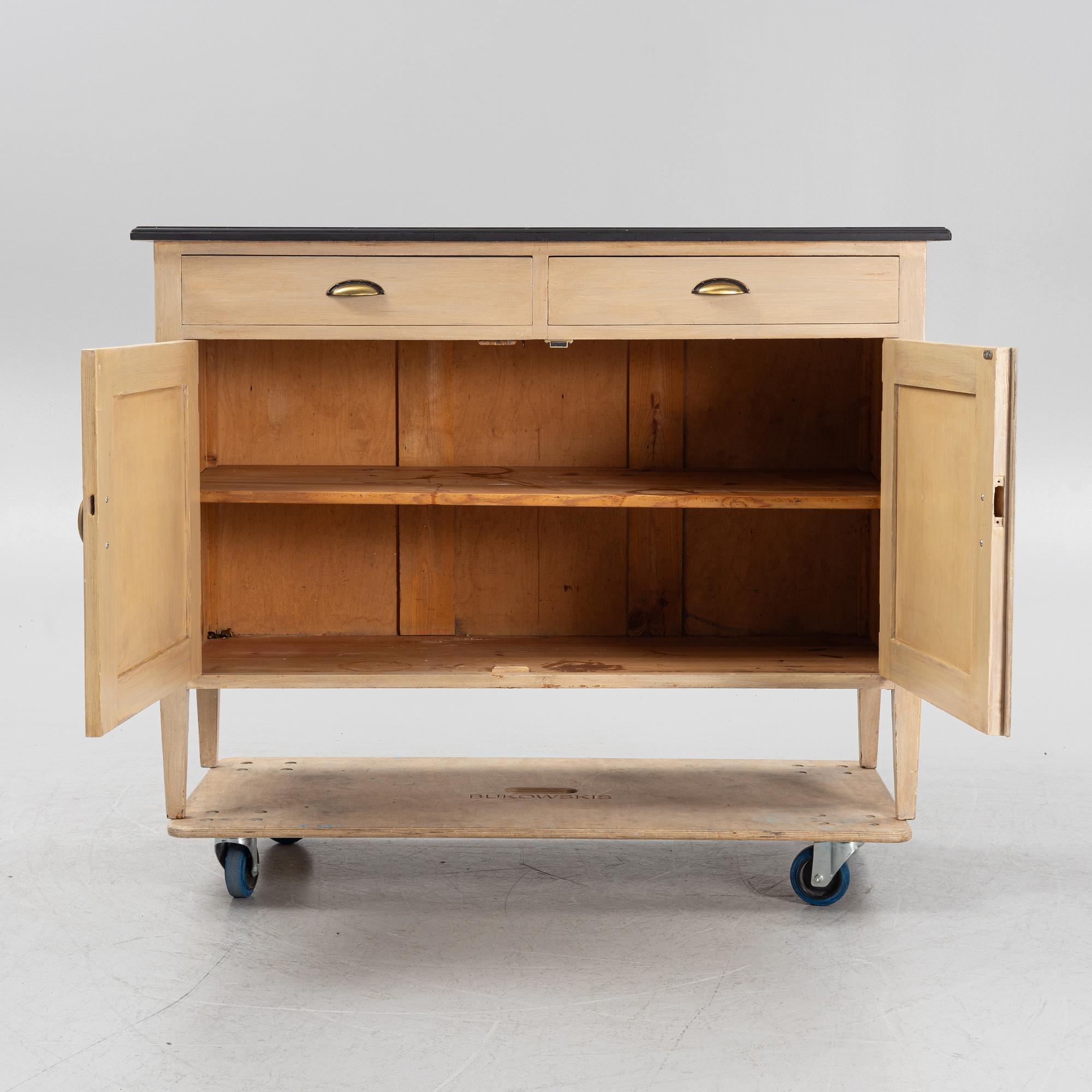 A painted sideboard, 20th Century.