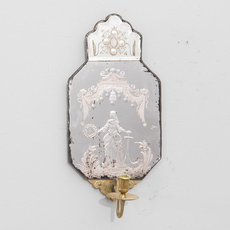 Spegellampett Barock 1700-talets första hälft.