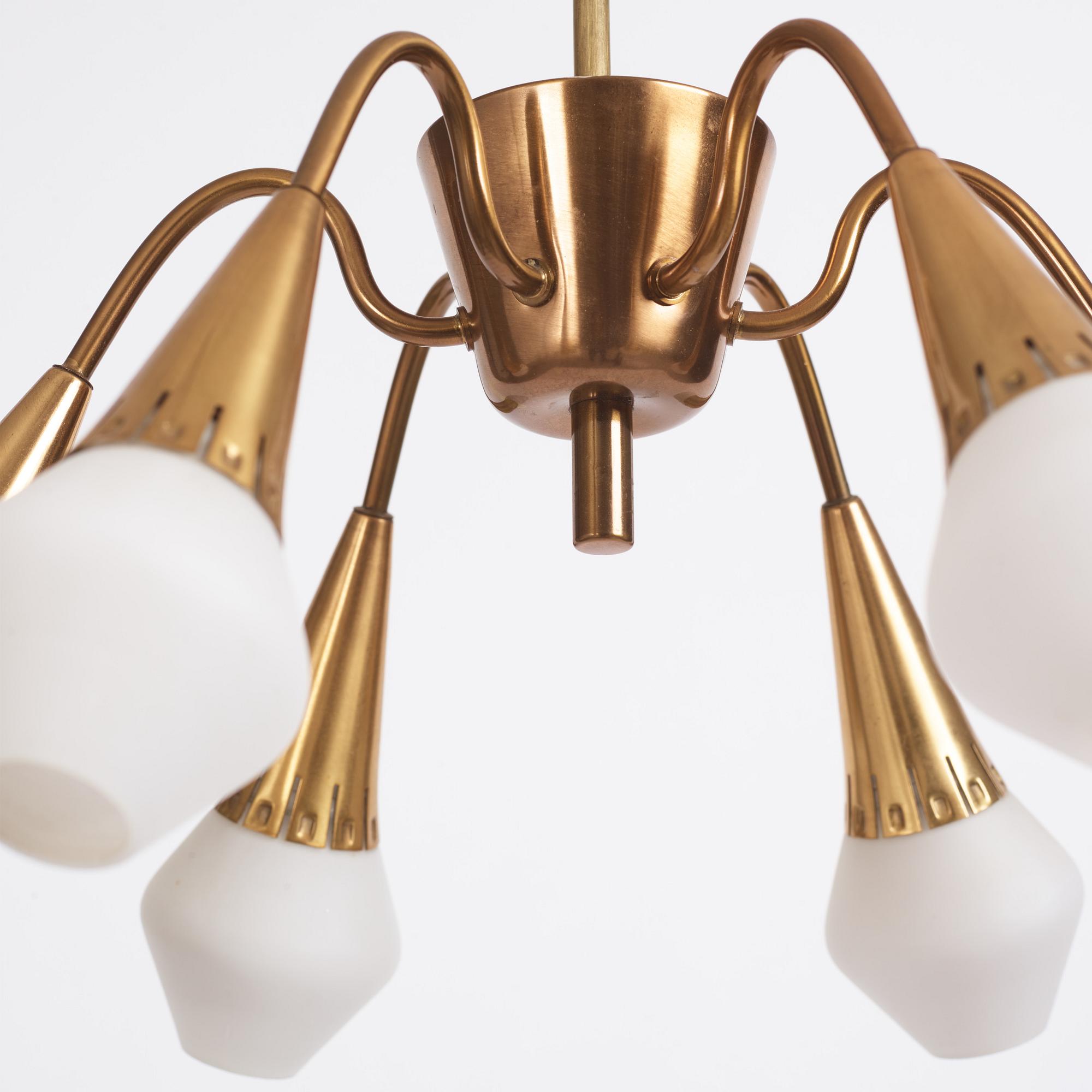 Harald Notini, presumably, a ceiling lamp, model "12196", Arvid Böhlmarks Lampfabrik, 1950s.