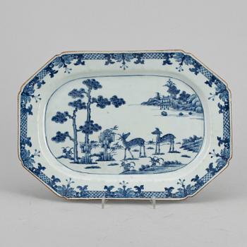 STEKFAT, porslin, Kina, Qing dynastin, Qinalong (1735-96).