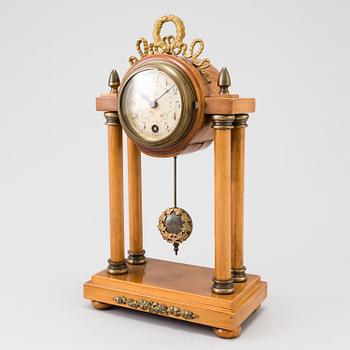 PENDULUM CLOCK, Empire style, early 1900s.
