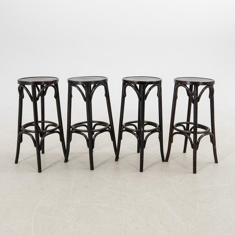 Barstolar, 4 st, 1900-talets första hälft.