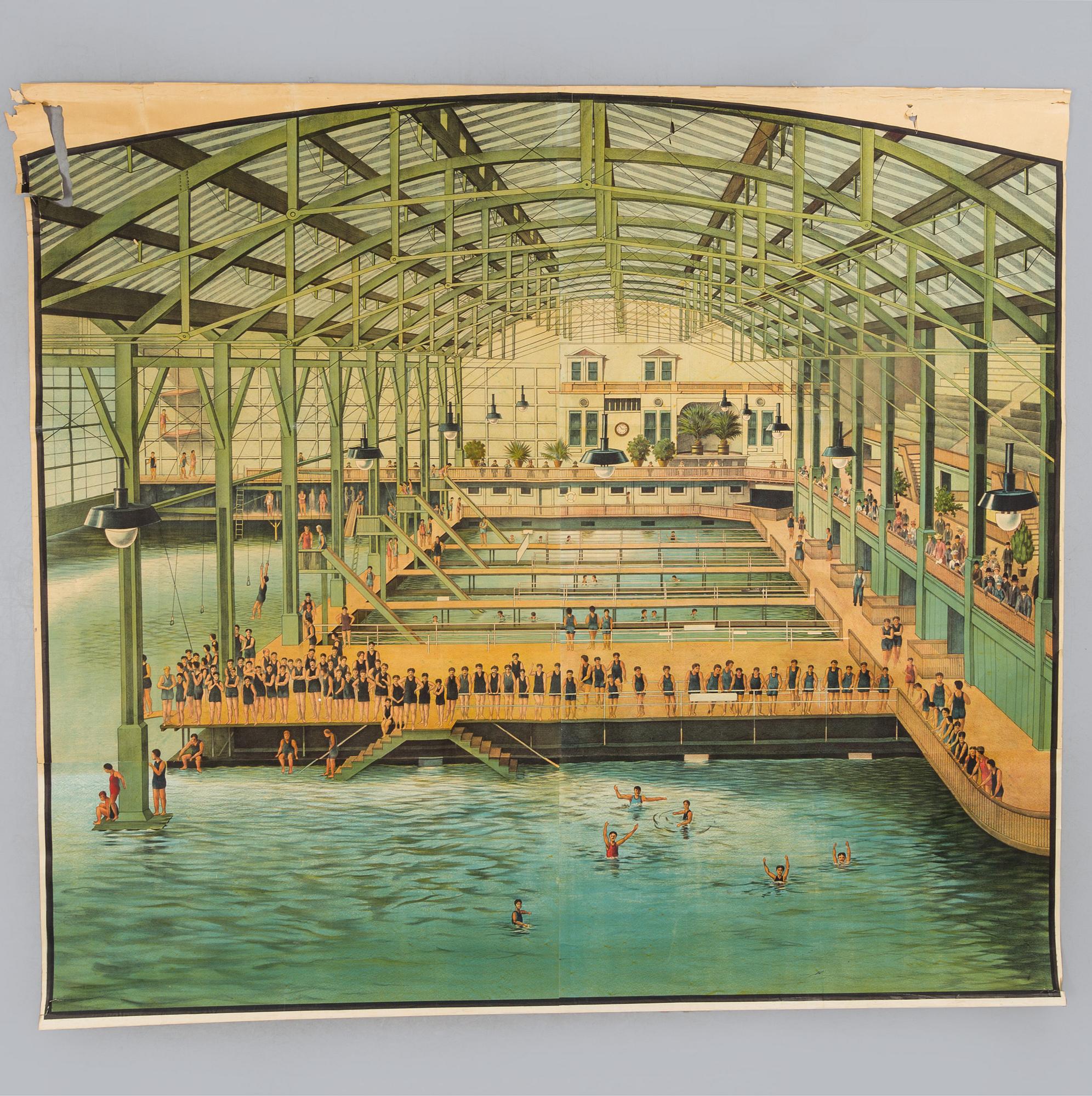 a poster from Sutro Baths San Francisco circa 1896.