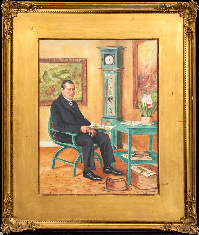 GUNNAR WALLENTIN, a signed and dated water colour.