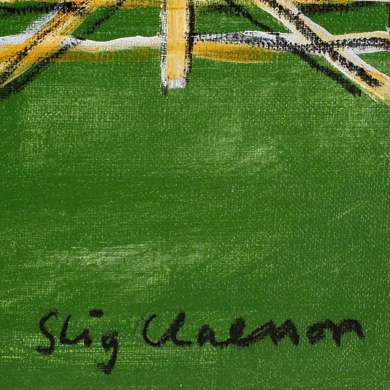 STIG CLAESSON (SLAS), olja på duk, signerad.