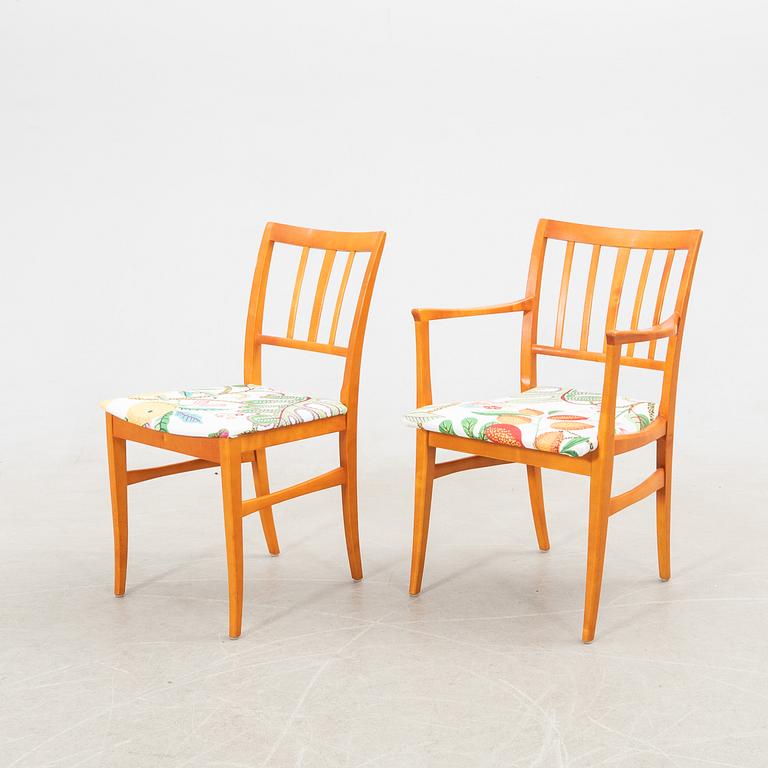 Carl Malmsten, matbord med 10 stolar, "Talavid", 1900-talets slut.