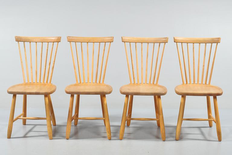 STOLAR, 4 st, "Lilla Åland", Carl Malmsten, Stolab, 2002.