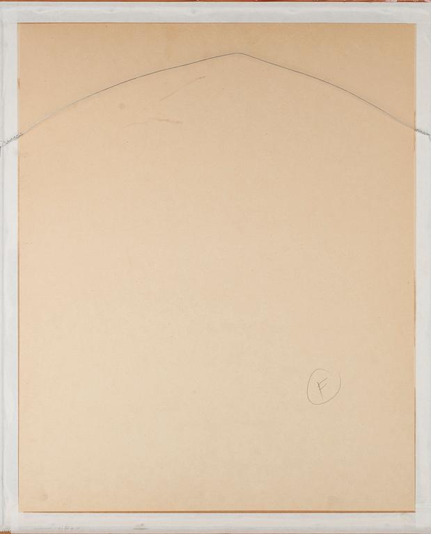 VALDEMAR PYYSIÄINEN, akvarell, signerad och daterad 7/6 -43.