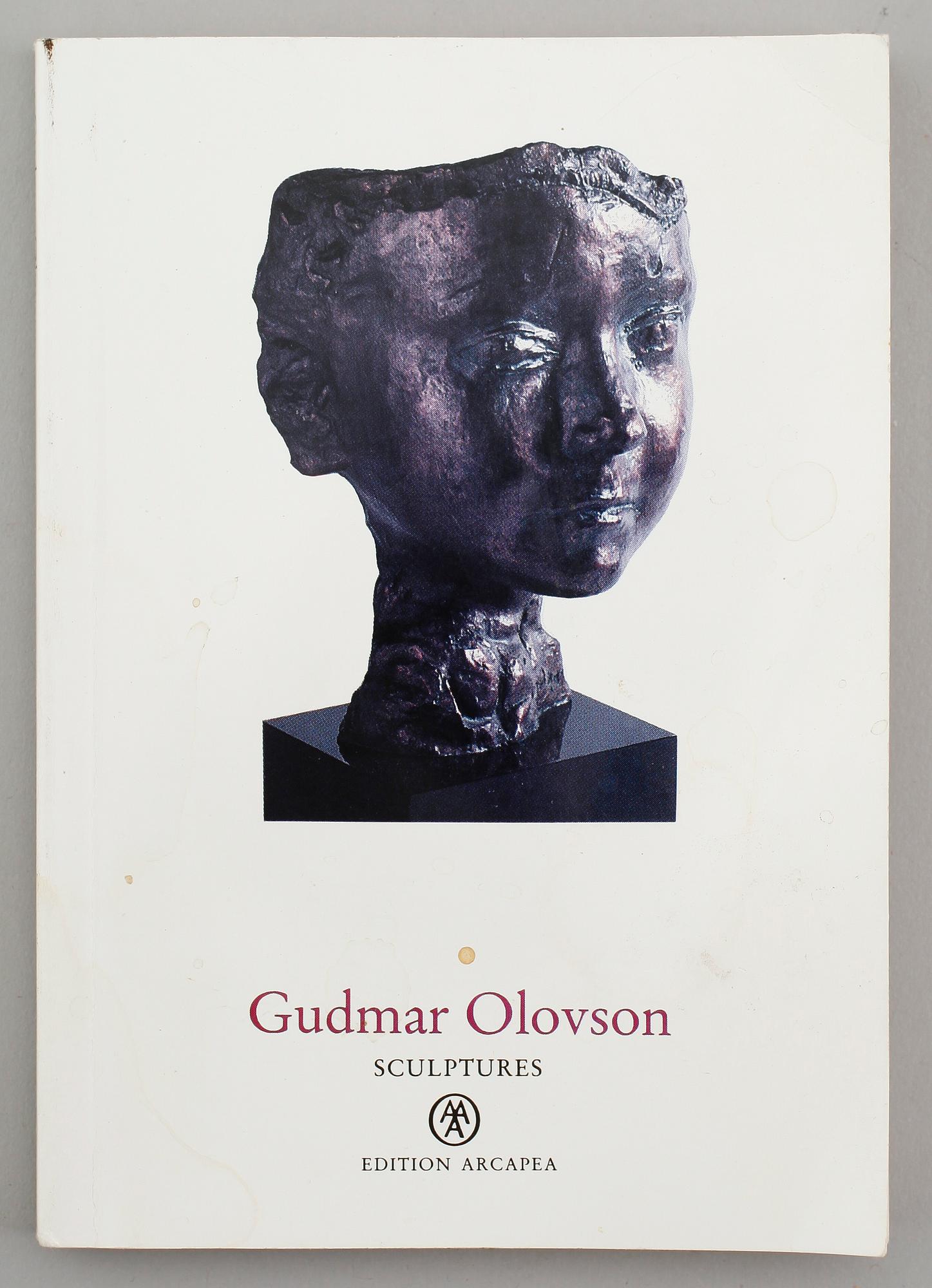 GUDMAR OLOVSON, skulptur, bronspatinerad konstmassa, signerad.