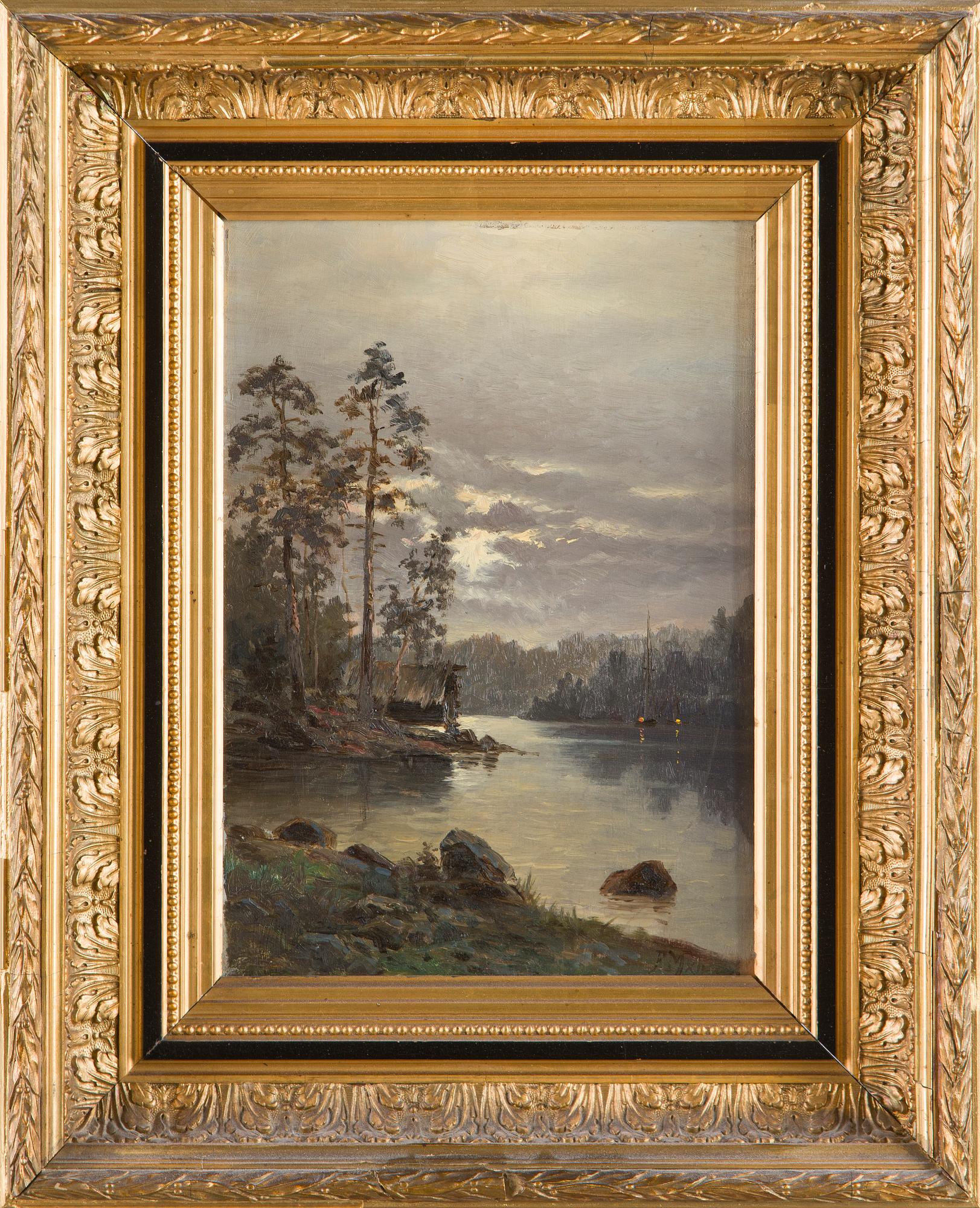 Frans Maexmontan, Månsken vid stranden.