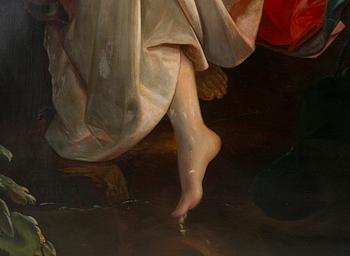 Okänd Konstnär, 1800-tal, Efter August Riedel (1799-1883), Kvinna vid Dammen.