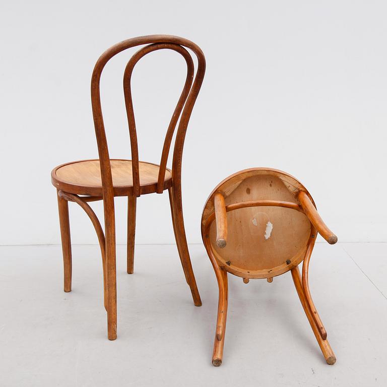 STOLAR, 6 st, Thonetmodell, 1900-talets första hälft.