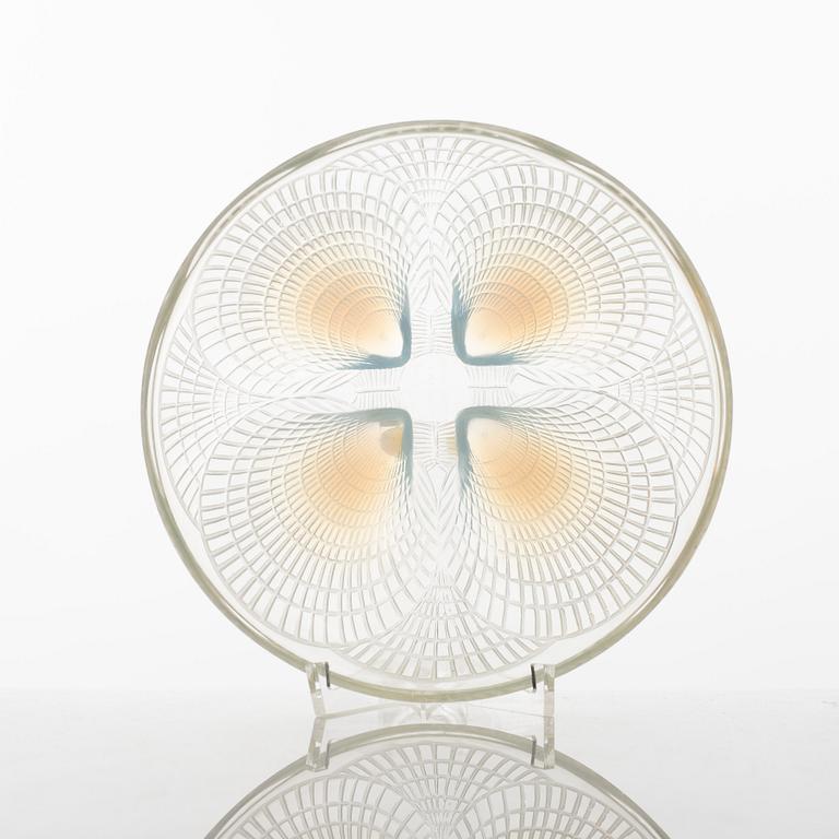 René Lalique, a 'Coquilles' iridescent glass bowl, France, pre 1945.