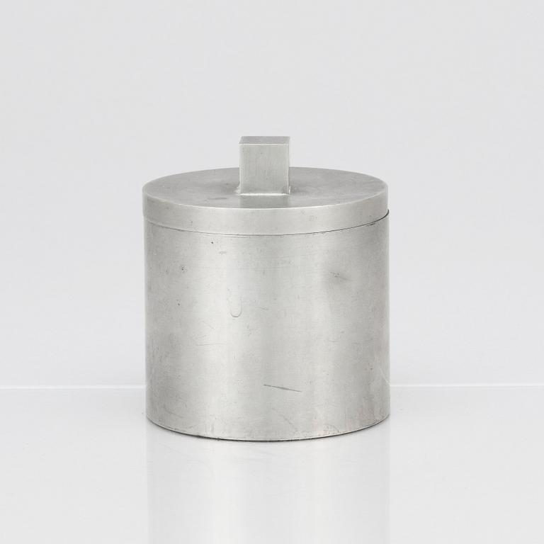 Björn Trägårdh, or Nils Fougstedt, a pewter lidded jar, Svenskt Tenn, Stockholm 1930.