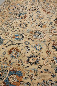 A carpet, Old Kashan, ca 421,4 x 322,5 cm.