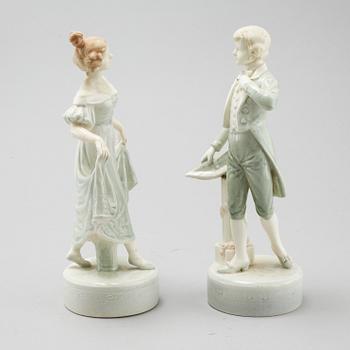 Two porcelain figurines by Ernst Wahliss for Royal Vienna, first half of the 20th century.