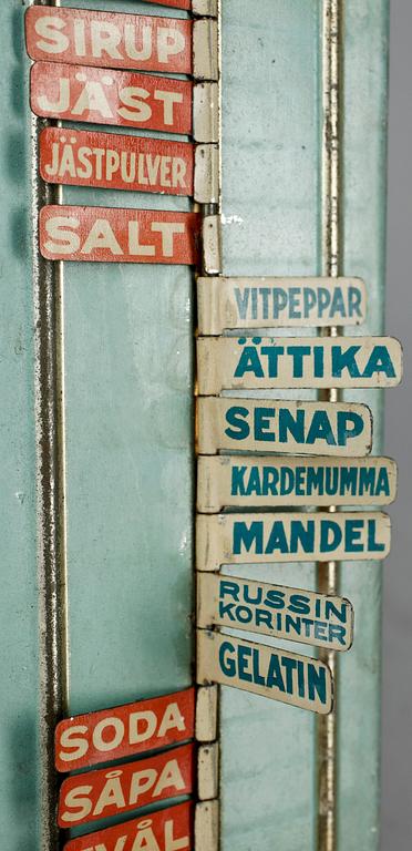 INKÖPSTAVLA TILL HUSHÅLLET, 1930/40-tal.