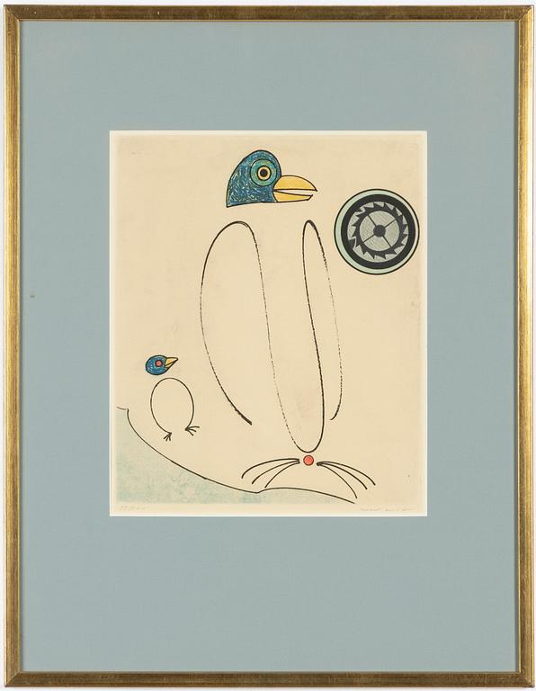 Max Ernst, From  "Oiseaux en Peril".