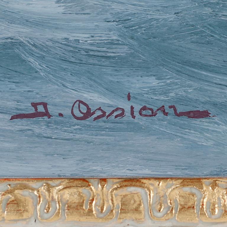 JOHAN OSSIAN-ANDERSSON, olja på duk, signerad.