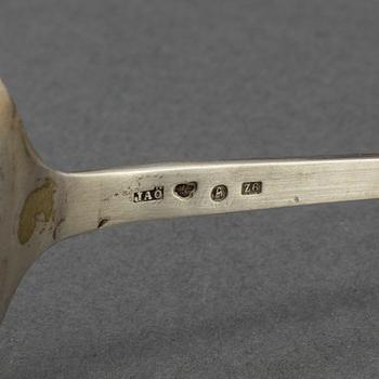 JOHAN AXEL ÖBERG, sked silver, Hudiksvall, 1902.