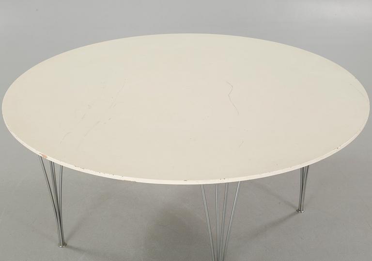 A "Supercirkel" Piet Hein and Bruno Mathsson dining table.