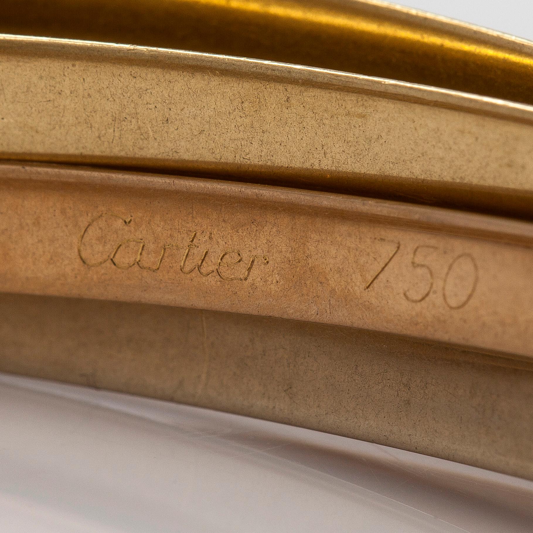 Cartier, rannerengas, "Trinity", 18K kultaa.