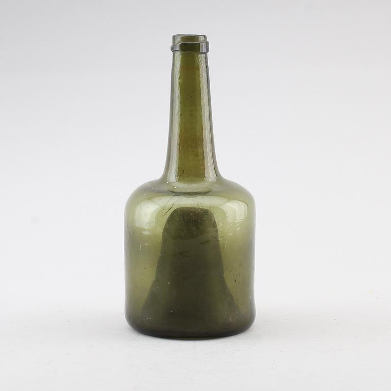 FLASKA, glas, 1700-tal.