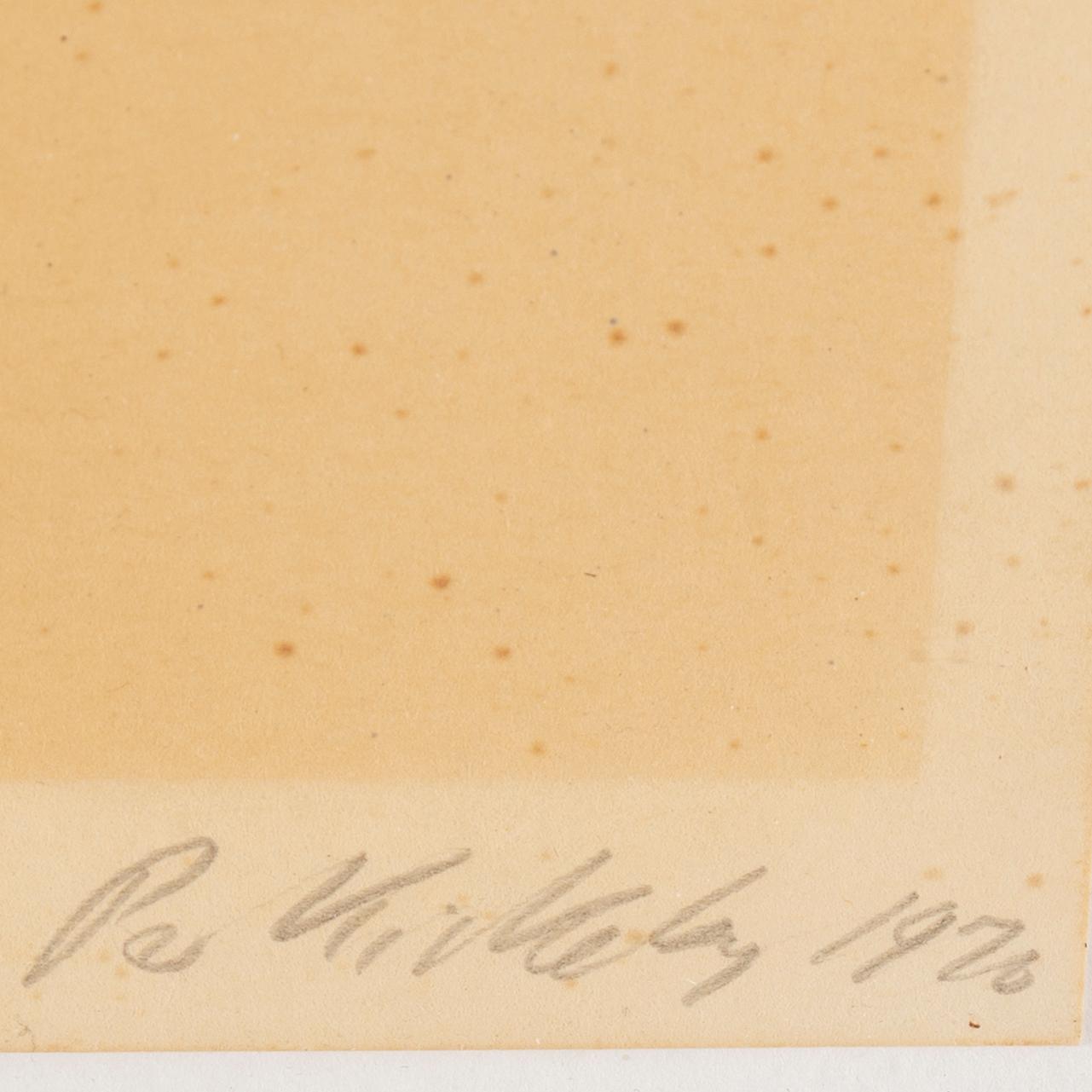 PER KIRKEBY, silcscreen in colours, 4, 1970, signed.
