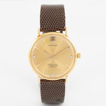 Longines, Flagship, "Diamond Dial", wristwatch, 35 mm.