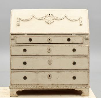 SEKRETÄR, gustaviansk stil. 1800/1900-tal.
