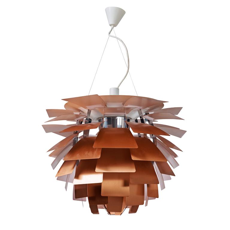 A Poul Henningsen copper 'Artichoke' ceiling lamp, Louis Poulsen, Denmark.