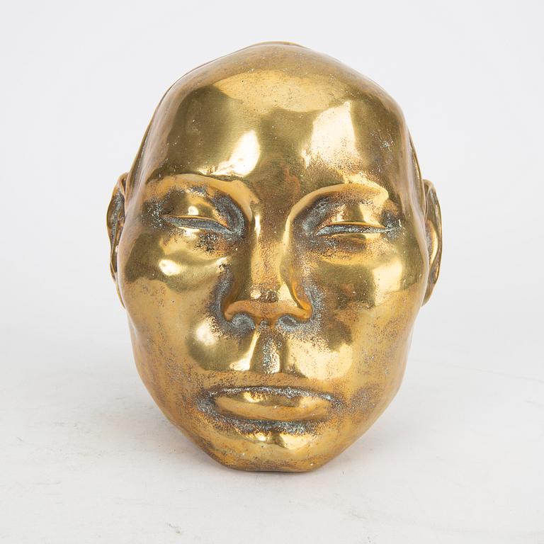 Gunnar Nordin, a signd polished bronze sculpture.