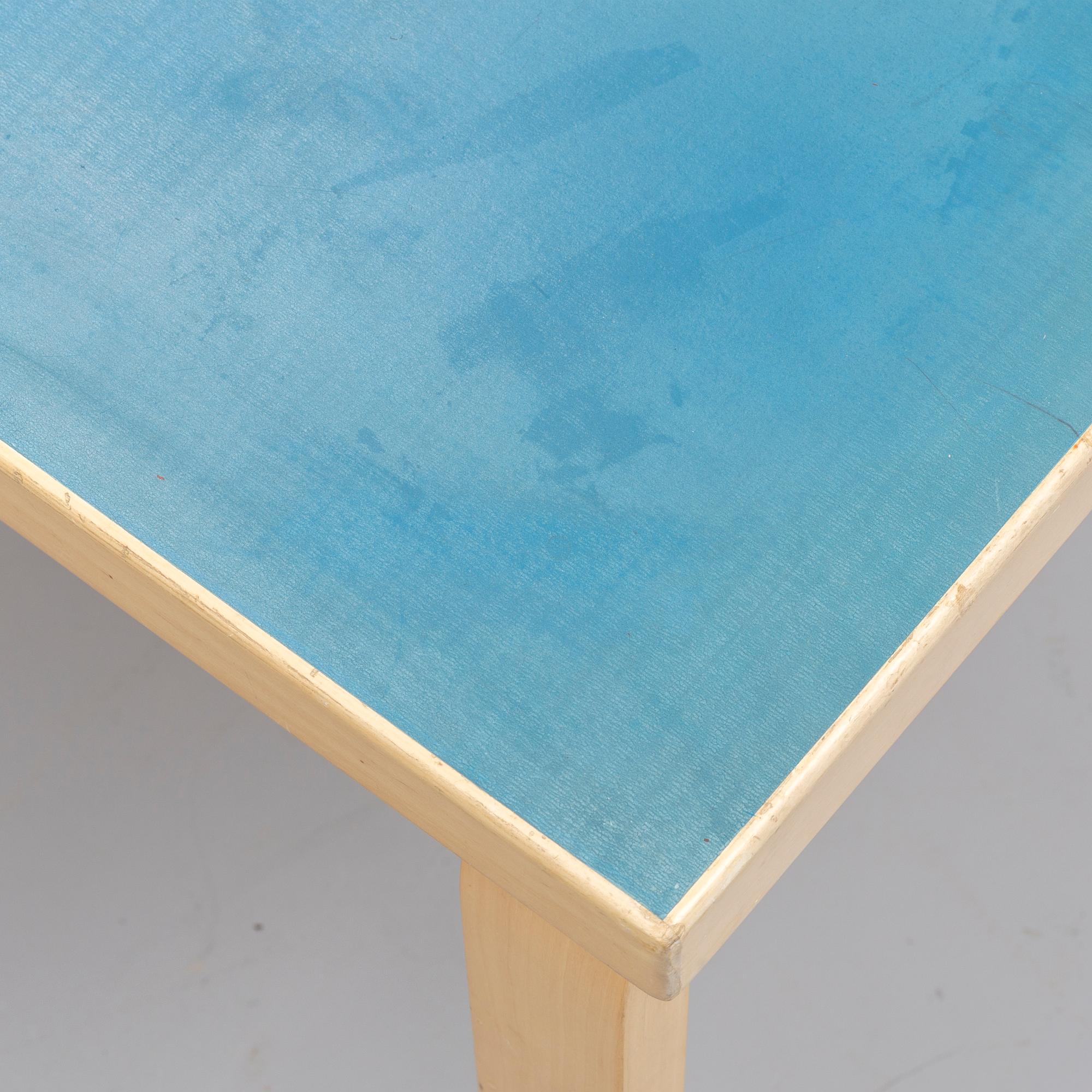 a second half of the 20th century table by Alvar Aalto for Artek.