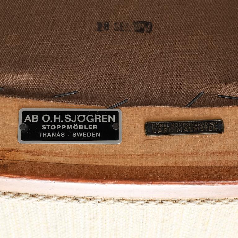 A 'Vår Fru' easy chair by Carl Malmsten.