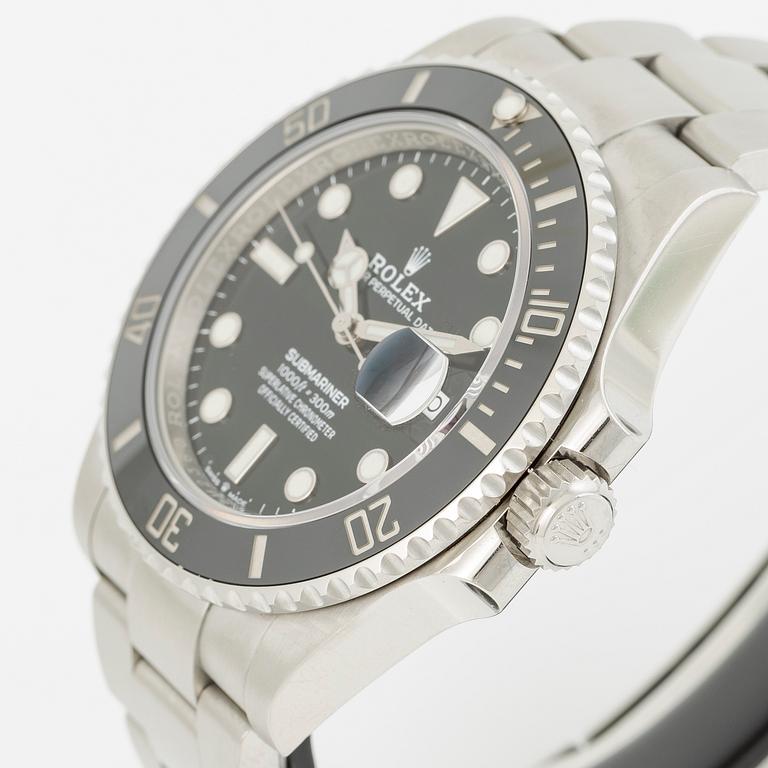 Rolex, Submariner, wristwatch, 41 mm.