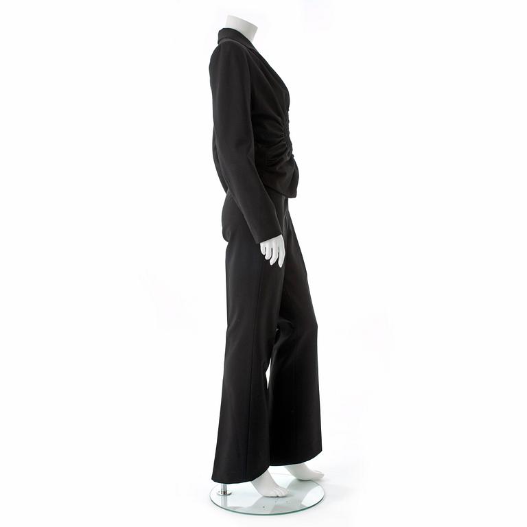 JOHN GALLIANO, a three-piece suit consisting of jacket and pants from the 1980s.