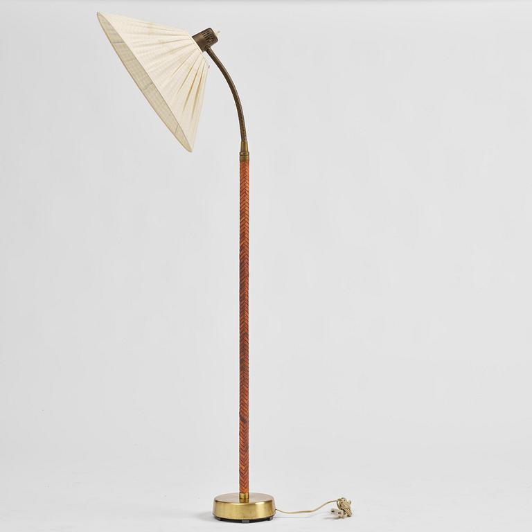 Hans Bergström, a floor lamp model 568, Ateljé Lyktan, Åhus, 1950s.