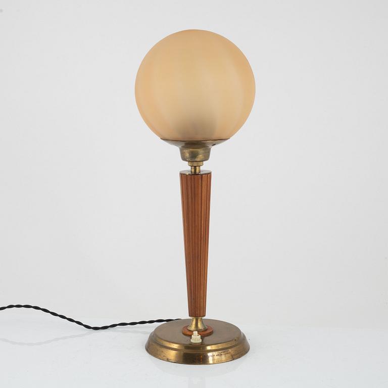 A table lamp, Sweden, first half of the 20th Century.